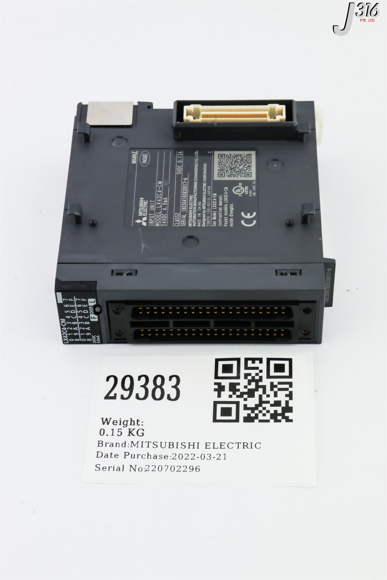 29383 MITSUBISHI ELECTRIC DC INPUT MODULE, MELSEC L SERIES LX42C4